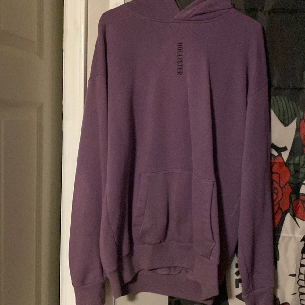 Purple Hollister hoodie
